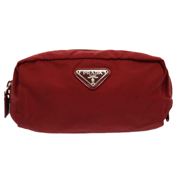 PRADA Pouch Nylon Red Auth ac2907 - Picture 13 of 16